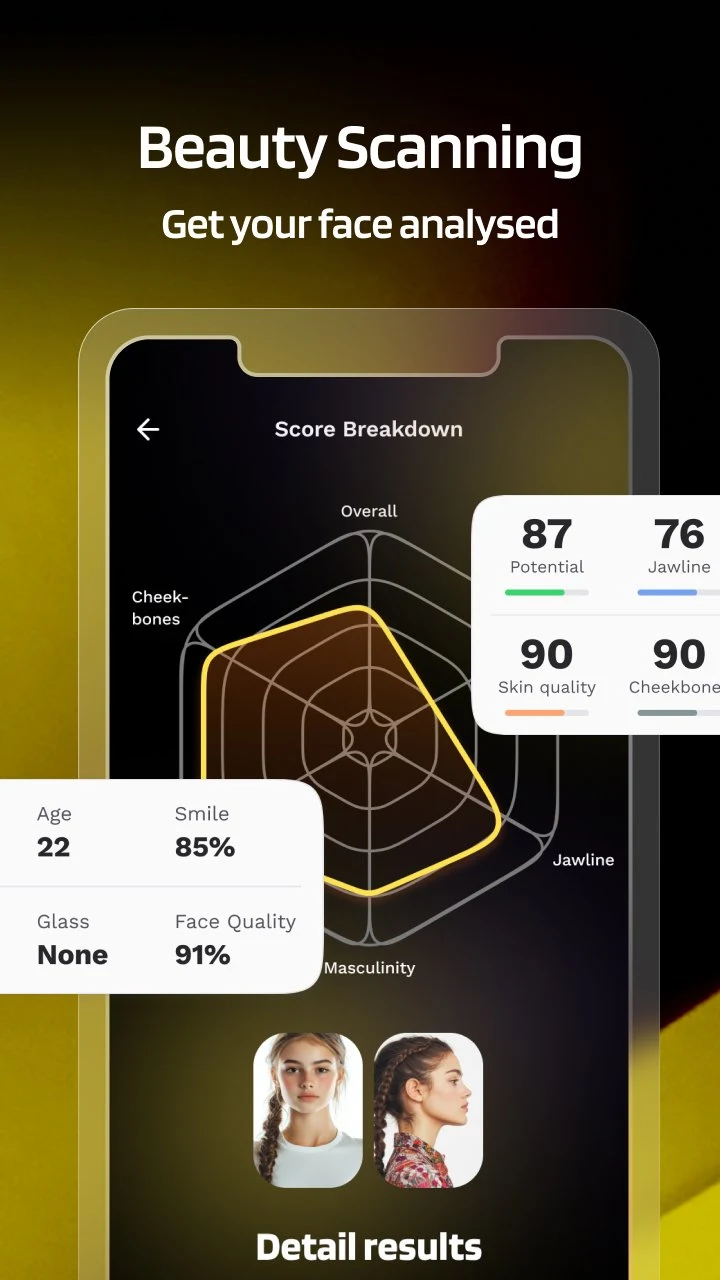 Face Shape Analyzer & Face AI screenshot